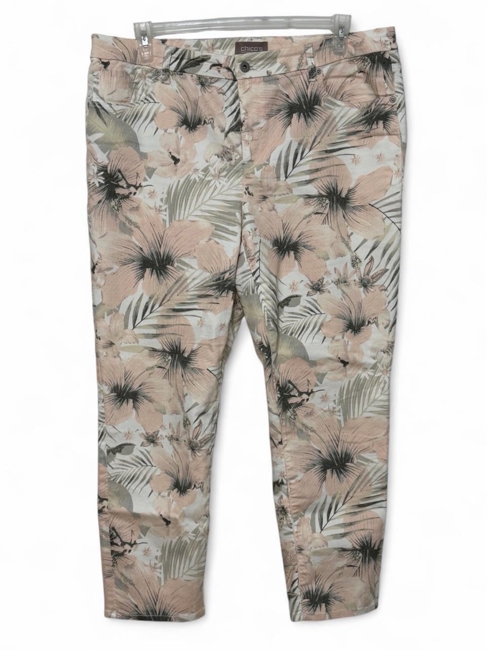 Chico’s Tropical Floral Print Pants